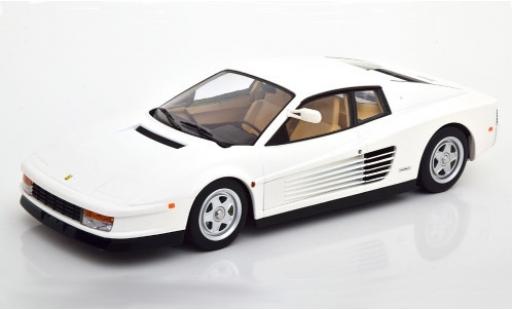 Coche miniatura Ferrari Testarossa 1/18 KK Scale blanco 1984 Monospecchio US-Version Ferrari Testarossa 1/18 KK Scale blanco 1984 Monospecchio US-Version coche miniatura