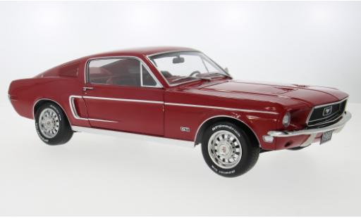Ford Mustang 1/12 KK Scale GT Fastback rojo 1968 1:12 coche miniatura