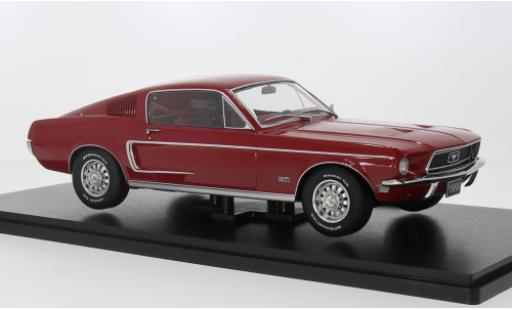 Ford Mustang 1/18 KK Scale GT Fastback rojo 1968 1:18 coche miniatura