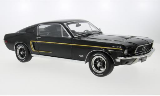 Coche miniatura Ford Mustang 1/12 KK Scale GT Fastback schwarz 1968 1:12 Ford Mustang 1/12 KK Scale GT Fastback schwarz 1968 1:12 coche miniatura