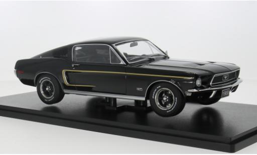 Coche miniatura Ford Mustang 1/18 KK Scale GT Fastback schwarz 1968 1:18 Ford Mustang 1/18 KK Scale GT Fastback schwarz 1968 1:18 coche miniatura