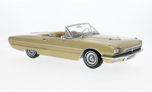 Ford Thunderbird 1/18 KK Scale Cabriolet gold 1966 1:18 coche miniatura