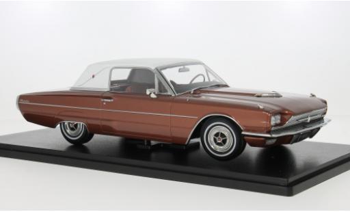 Ford Thunderbird 1/18 KK Scale Landau Coupe bronze/weiss 1966 1:18 coche miniatura