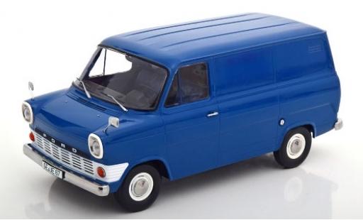 Ford Transit 1/18 KK Scale Mk1 Kasten azul 1965 coche miniatura