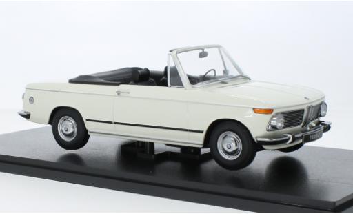Coche miniatura Bmw 1600 1/18 KK Scale -2 cabriolet blanche 1968 Bmw 1600 1/18 KK Scale -2 cabriolet blanche 1968 coche miniatura