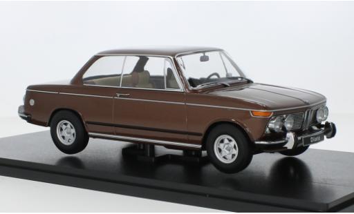 Coche miniatura Bmw 2000 1/18 KK Scale ti Diana metallise brun 1970 Bmw 2000 1/18 KK Scale ti Diana metallise brun 1970 coche miniatura