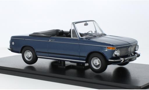 Coche miniatura Bmw 2002 1/18 KK Scale cabriolet metallise azul foncé 1968 Bmw 2002 1/18 KK Scale cabriolet metallise azul foncé 1968 coche miniatura