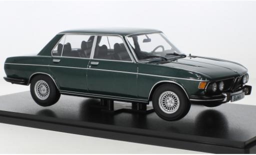 Bmw 3.0 1/18 KK Scale S (E3) metallise verde foncé 1971 coche miniatura