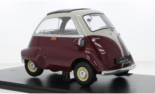 Bmw Isetta 1/12 KK Scale 250 rojo/gris 1959 coche miniatura