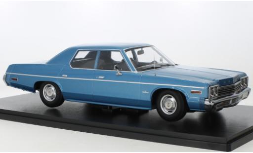Coche miniatura Dodge Monaco 1/18 KK Scale metallise azul 1974 Dodge Monaco 1/18 KK Scale metallise azul 1974 coche miniatura