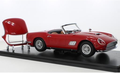 Coche miniatura Ferrari 250 1/18 KK Scale GT California Spyder rouge 1960 Ferrari 250 1/18 KK Scale GT California Spyder rouge 1960 coche miniatura