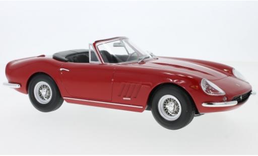 Coche miniatura Ferrari 275 1/18 KK Scale GTB/4 NART Spyder rouge 1967 Ferrari 275 1/18 KK Scale GTB/4 NART Spyder rouge 1967 coche miniatura