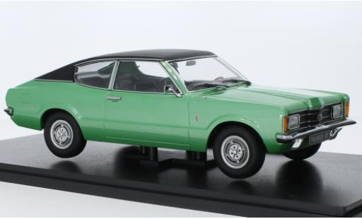 Coche miniatura Ford Taunus 1/18 KK Scale (TC I) GT Coupe metallise vert/negro 1971 Ford Taunus 1/18 KK Scale (TC I) GT Coupe metallise vert/negro 1971 coche miniatura
