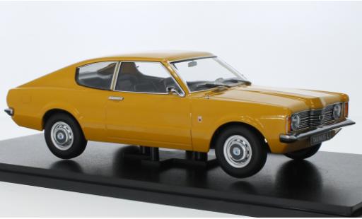 Coche miniatura Ford Taunus 1/18 KK Scale (TC I) L Coupe gelb 1971 Ford Taunus 1/18 KK Scale (TC I) L Coupe gelb 1971 coche miniatura