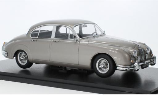 Coche miniatura Jaguar MK 1/18 KK Scale II 3.8 metallise gris clair 1959 Jaguar MK 1/18 KK Scale II 3.8 metallise gris clair 1959 coche miniatura