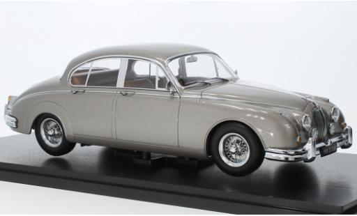 Coche miniatura Jaguar MK 1/18 KK Scale II 3.8 metallise gris clair RHD 1959 Jaguar MK 1/18 KK Scale II 3.8 metallise gris clair RHD 1959 coche miniatura