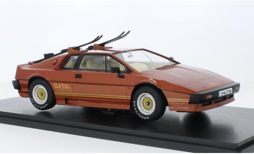 Coche miniatura Lotus Esprit 1/18 KK Scale Turbo le cuivre/doré RHD 1981 Lotus Esprit 1/18 KK Scale Turbo le cuivre/doré RHD 1981 coche miniatura
