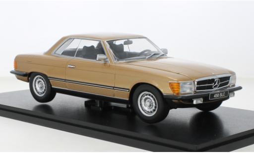 Coche miniatura Mercedes 450 1/18 KK Scale SLC (C107) metallise beige 1973 Mercedes 450 1/18 KK Scale SLC (C107) metallise beige 1973 coche miniatura