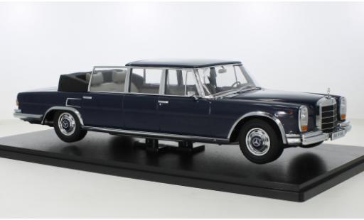 Mercedes 600 1/18 KK Scale (W100) Landaulet azul 1964 coche miniatura