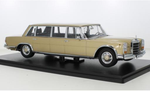 Mercedes 600 1/18 KK Scale (W100) Pullman metallise beige 1964 coche miniatura