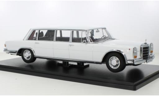 Mercedes 600 1/18 KK Scale (W100) Pullman blanco 1964 coche miniatura
