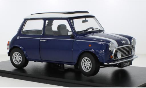 Coche miniatura Mini Cooper 1/12 KK Scale metallise azul/blanco Mini Cooper 1/12 KK Scale metallise azul/blanco coche miniatura
