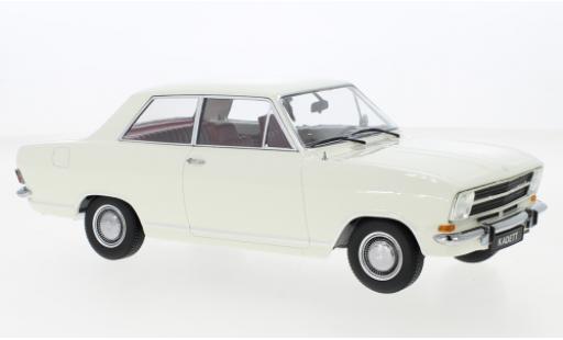 Opel Kadett 1/18 KK Scale B 1.2 blanco 1972 coche miniatura