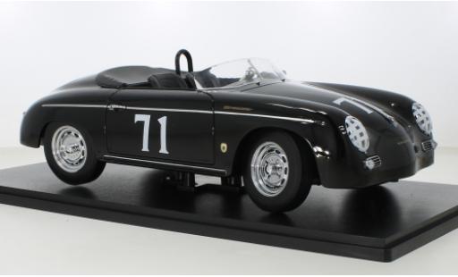 Coche miniatura Porsche 356 1/12 KK Scale A Speedster negro No.71 Steve 1958 Porsche 356 1/12 KK Scale A Speedster negro No.71 Steve 1958 coche miniatura