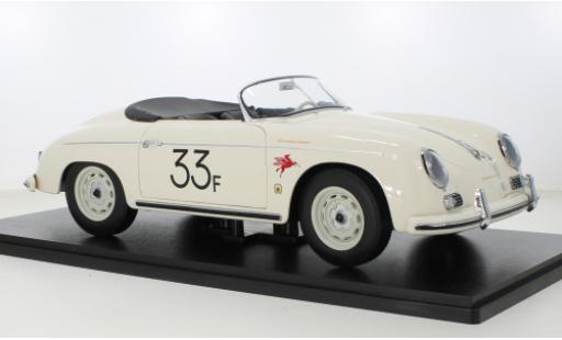 Coche miniatura Porsche 356 1/12 KK Scale A Speedster blanco No.33 James 1955 Porsche 356 1/12 KK Scale A Speedster blanco No.33 James 1955 coche miniatura
