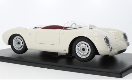 Coche miniatura Porsche 550 1/12 KK Scale A Spyder blanche/rouge 1953 Porsche 550 1/12 KK Scale A Spyder blanche/rouge 1953 coche miniatura