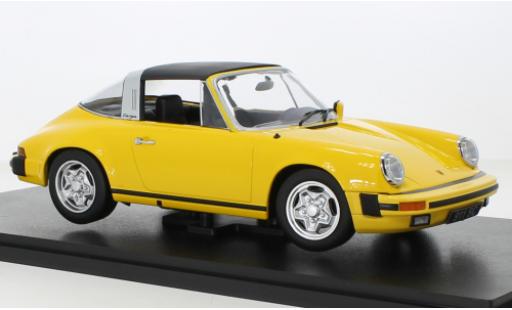 Coche miniatura Porsche 930 Targa 1/18 KK Scale 911 SC amarillo 1978 Porsche 930 Targa 1/18 KK Scale 911 SC amarillo 1978 coche miniatura