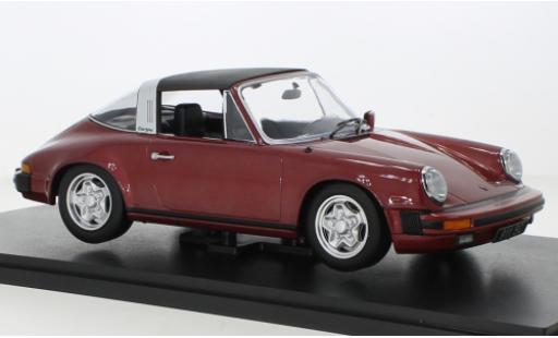Coche miniatura Porsche 930 Targa 1/18 KK Scale 911 SC metallise rojo 1978 Porsche 930 Targa 1/18 KK Scale 911 SC metallise rojo 1978 coche miniatura