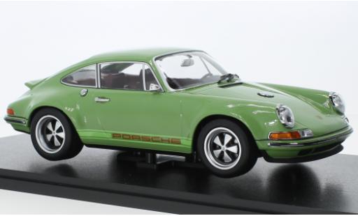 Porsche 911 1/18 KK Scale Singer vert coche miniatura