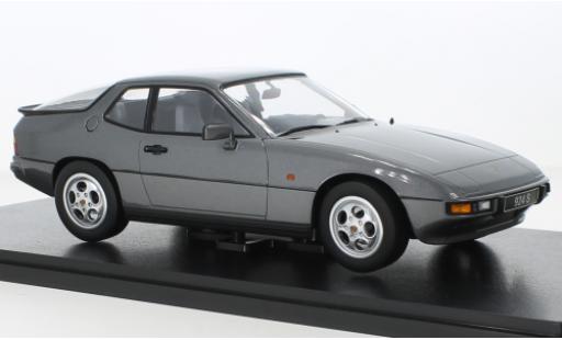 Coche miniatura Porsche 924 1/18 KK Scale S metallise gris 1986 Porsche 924 1/18 KK Scale S metallise gris 1986 coche miniatura