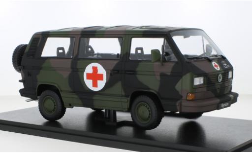 Volkswagen T3 1/18 KK Scale Bus Syncro Bundeswehr Ambulanz 1987 coche miniatura