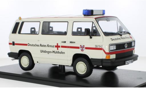 Volkswagen T3 1/18 KK Scale Bus Syncro DRK - Deutsches Rotes Kreuz 1987 coche miniatura