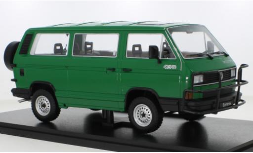 Volkswagen T3 1/18 KK Scale Bus Syncro Jagdwagen verde 1987 coche miniatura