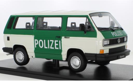 Volkswagen T3 1/18 KK Scale Bus Syncro Polizei 1987 coche miniatura