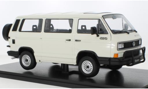 Volkswagen T3 1/18 KK Scale Bus Syncro blanco 1987 coche miniatura