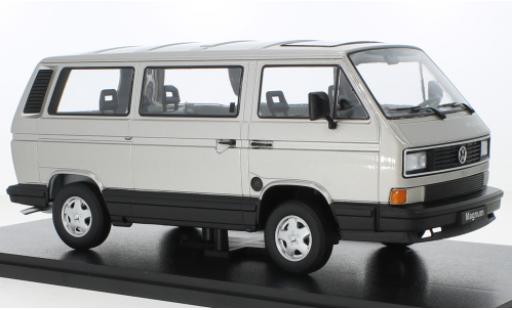 Volkswagen T3 1/18 KK Scale Multivan Magnum metallise gris 1987 coche miniatura