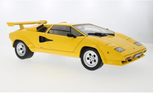 Coche miniatura Lamborghini Countach 1/12 KK Scale LP 5000S QV gelb 1985 1:12 Lamborghini Countach 1/12 KK Scale LP 5000S QV gelb 1985 1:12 coche miniatura