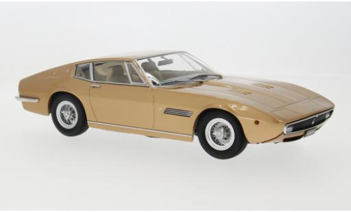 Coche miniatura Maserati Ghibli 1/18 KK Scale Coupe gold 1969 1:18 Maserati Ghibli 1/18 KK Scale Coupe gold 1969 1:18 coche miniatura