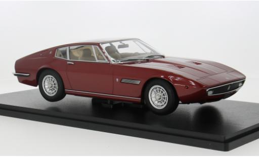 Coche miniatura Maserati Ghibli 1/18 KK Scale Coupe rojo 1969 1:18 Maserati Ghibli 1/18 KK Scale Coupe rojo 1969 1:18 coche miniatura