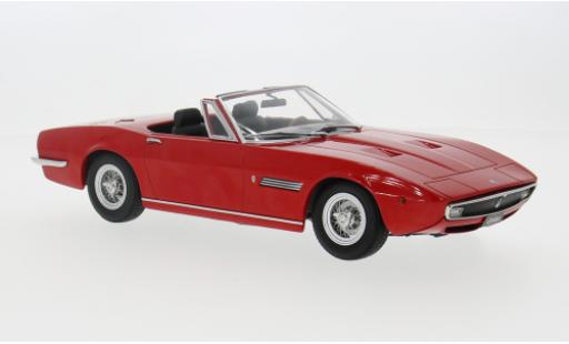 Coche miniatura Maserati Ghibli 1/18 KK Scale Spyder rojo 1970 1:18 Maserati Ghibli 1/18 KK Scale Spyder rojo 1970 1:18 coche miniatura