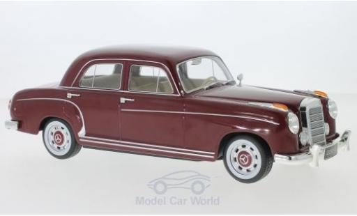 Coche miniatura Mercedes 220 1/18 KK Scale S Limousine (W180 II) rojo 1956 Mercedes 220 1/18 KK Scale S Limousine (W180 II) rojo 1956 coche miniatura