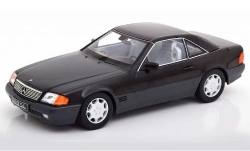 Coche miniatura Mercedes 500 1/18 KK Scale SL (R129) metalico negro 1993 Mercedes 500 1/18 KK Scale SL (R129) metalico negro 1993 coche miniatura