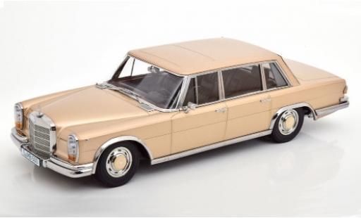 Mercedes 600 1/18 KK Scale (W100) gold 1963 coche miniatura