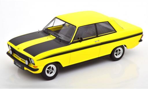 Coche miniatura Opel Kadett 1/18 KK Scale B Sport amarillo/matt-negro 1973 Opel Kadett 1/18 KK Scale B Sport amarillo/matt-negro 1973 coche miniatura