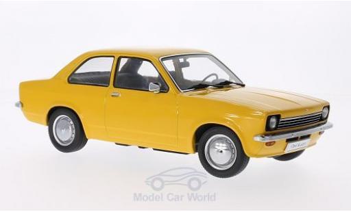 Coche miniatura Opel Kadett E 1/18 KK Scale C Limousine amarillo Türen und Hauben sind nicht zu öffnen Opel Kadett E 1/18 KK Scale C Limousine amarillo Türen und Hauben sind nicht zu öffnen coche miniatura
