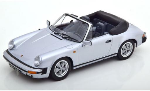 Coche miniatura Porsche 930 1/18 KK Scale 911 Carrera 3.2 Cabrio gris 1988 250.000 Porsche 930 1/18 KK Scale 911 Carrera 3.2 Cabrio gris 1988 250.000 coche miniatura